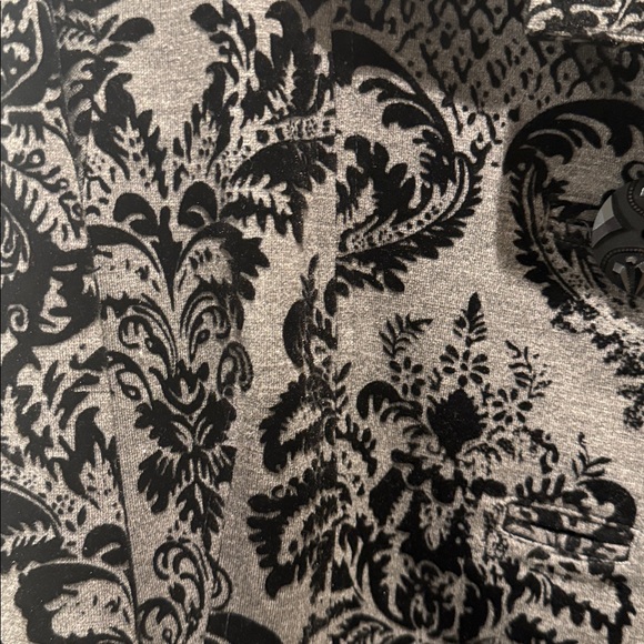 Uncle Frank Ladies Jacket.  Size M.  Black/Grey. Button Front. Poly Blend. - Picture 3 of 10